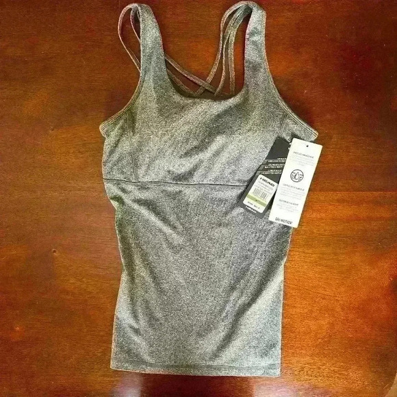 Head Tops - NWT Charcoal Grey Matchup Bra Tank Top By Head - Size Medium
